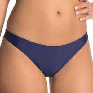 Rachel Roy Ruched Back Navy Bikini Bottom